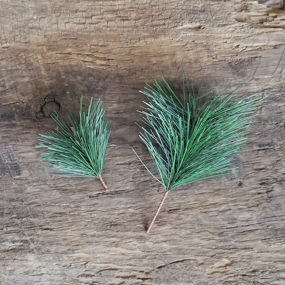 Customer Favorite 2 Sizes Available Pretty, Realistic Evergreen Pine Picks  in a Package of 10 Stems -  Israel