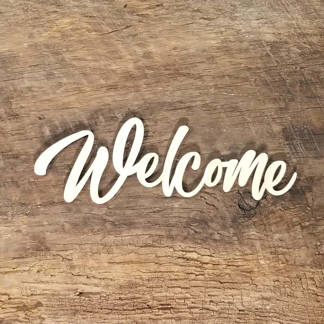 3 Sizes Available Fun 1/8 Thick Wood Laser Cut Word for Wood