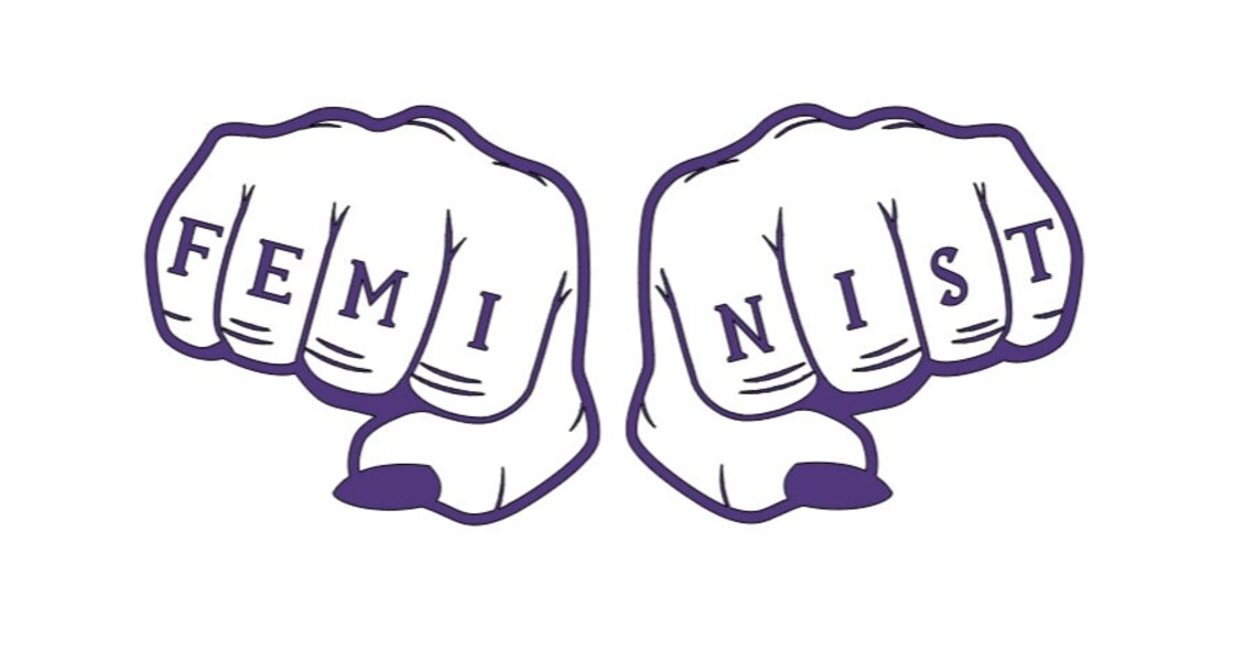 Feminist Knuckles Decal l Feminism l Women Power l Girl Power Etsy