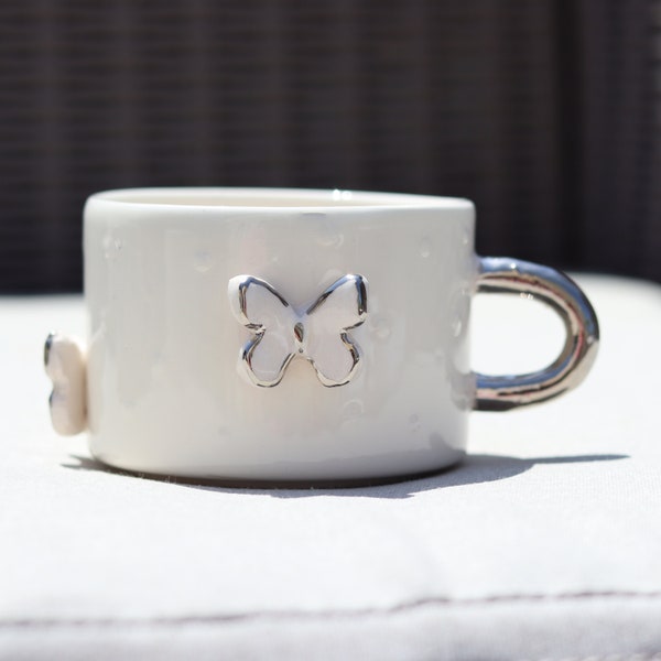 mug en cramique papillon tasse a motif papillon