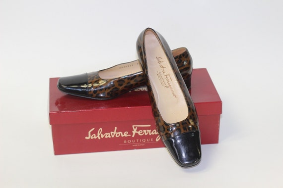 ferragamo leopard shoes