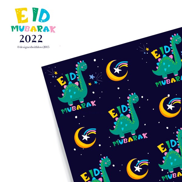 Eid Wrapping Paper Etsy UK