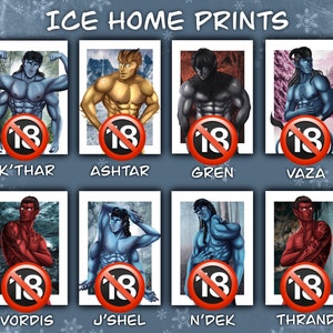 Ice Home NSFW 5x7 Prints **Made To Order, 18+ only**