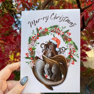 Saudações da temporada - Cartão de Natal em branco