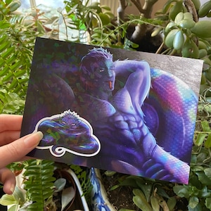 Sazaan Naga Print & Sticker HOLOGRAPHIC