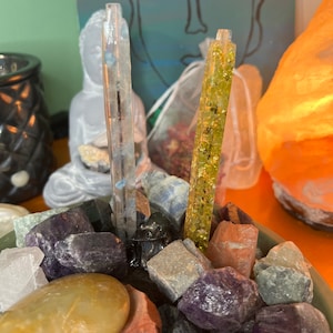 Custom Crystal Pen: Lapis Lazuli & Fluorite Intention Setting