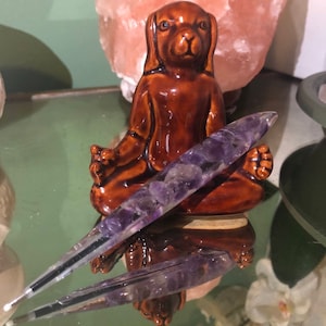 Custom Crystal Pen, Choose your crystals! Intention writing, manifestation pen, Howlite Turquoise, Smoky Quartz & Rose Quartz Collection