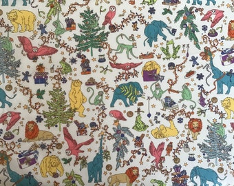 Liberty London Tana Lawn Christmas Fabric 100% Cotton Rare