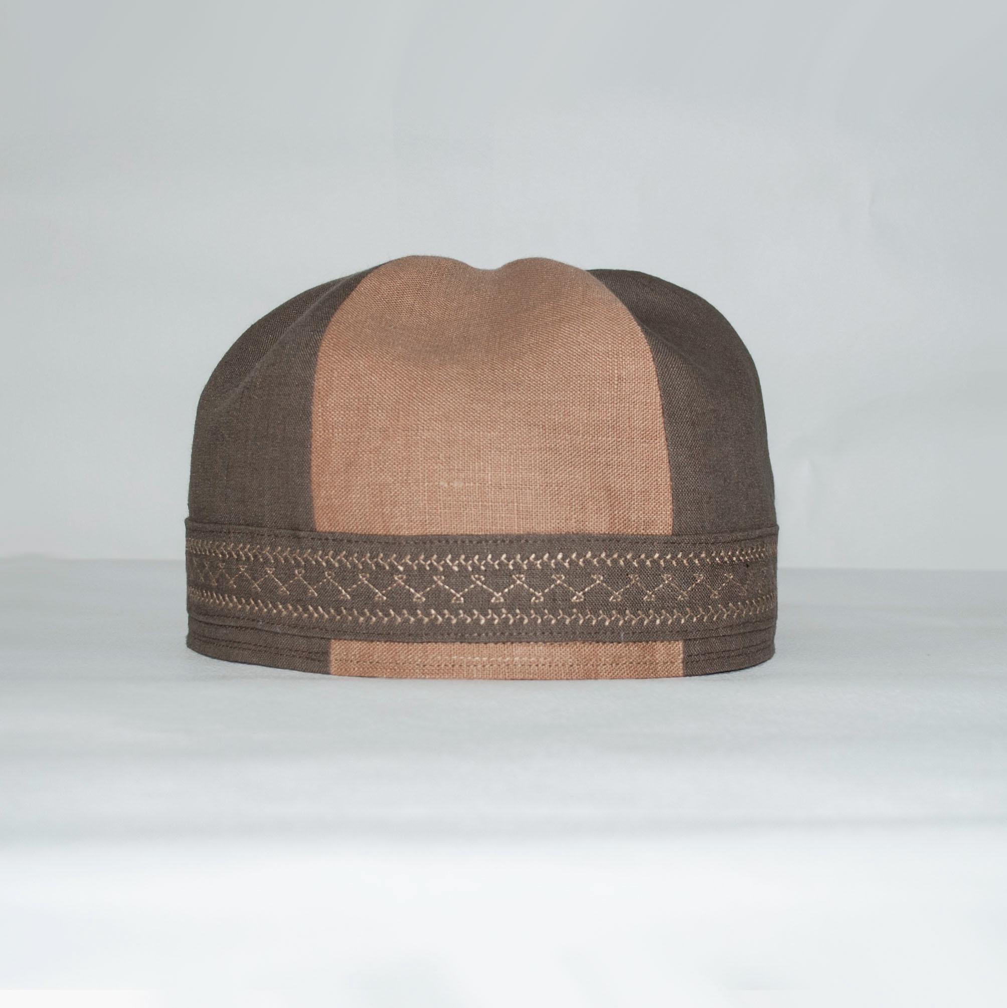 Medieval Hat LARP Linen Viking Cap Scandinavian Celtic SCA