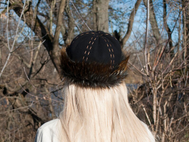 Medieval Hat Woolen Viking Hat Early Medieval Birka Hat LARP Etsy