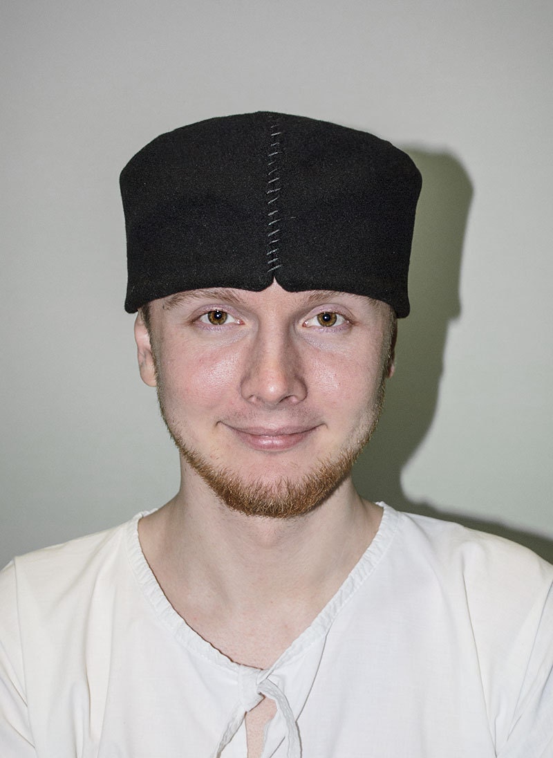 Medieval woolen hat Medieval hat 12th century 13th century Etsy