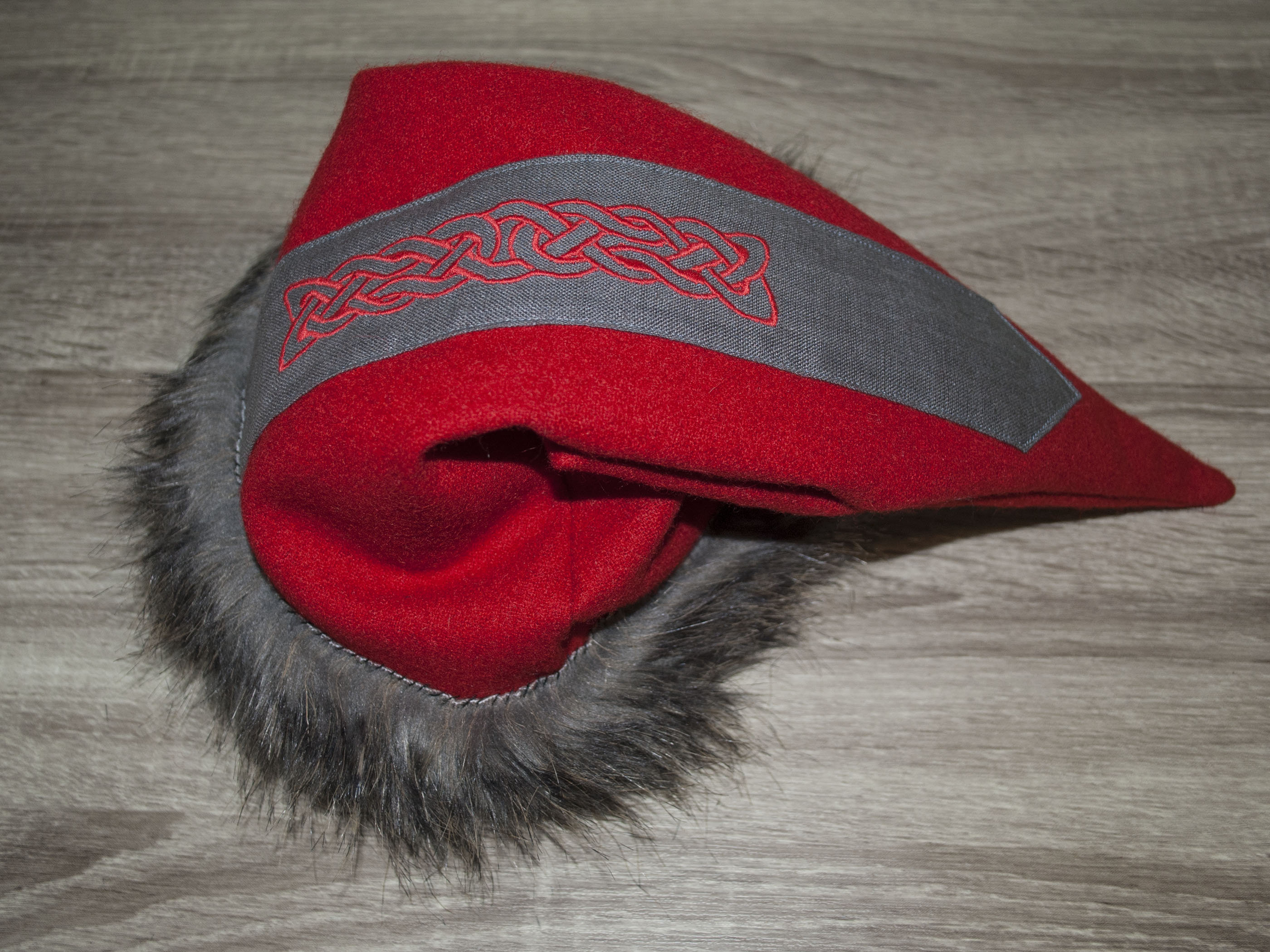 Medieval Hat Woolen Middle Ages Headdress Viking Hat LARP Etsy