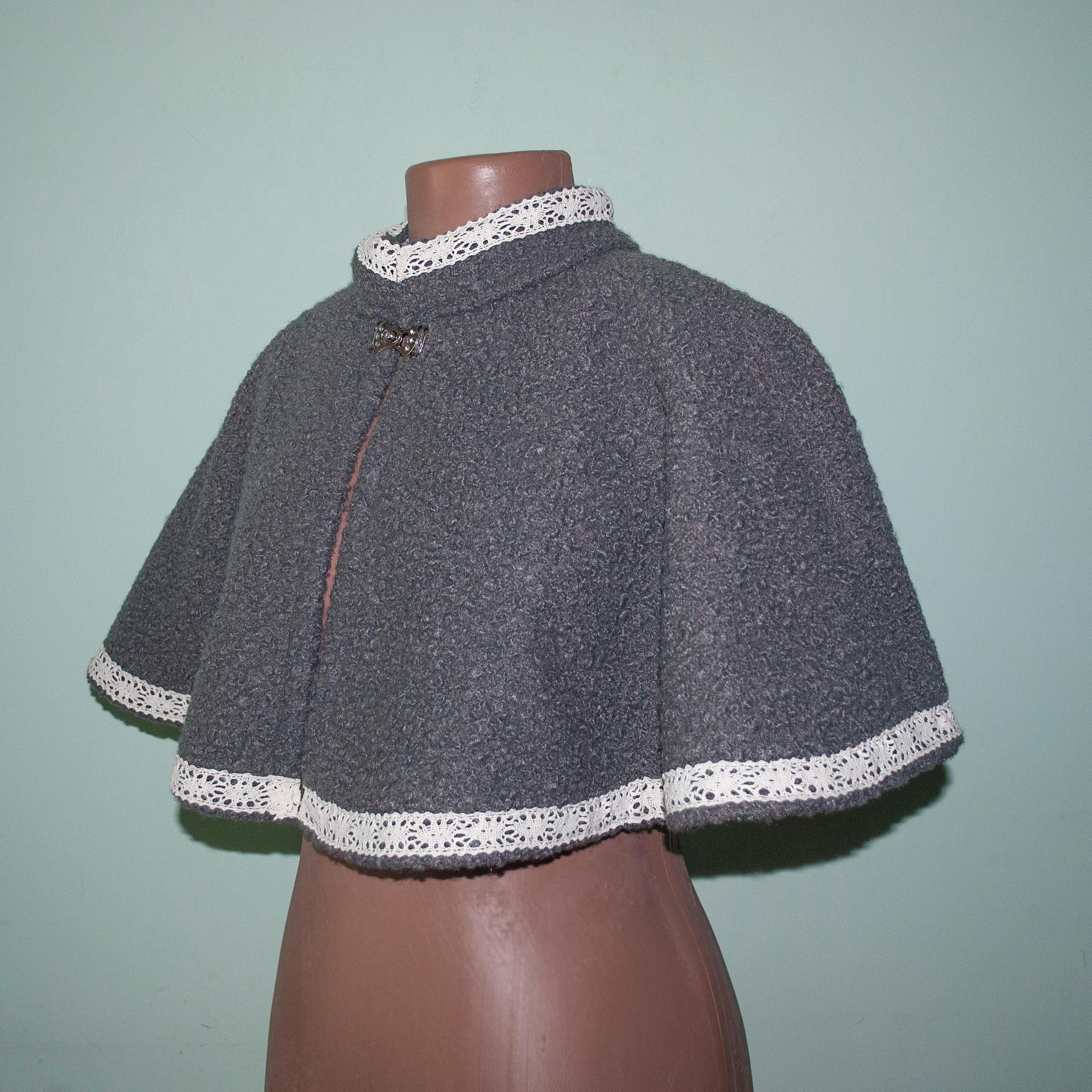 Victorian Wool Cape - Etsy