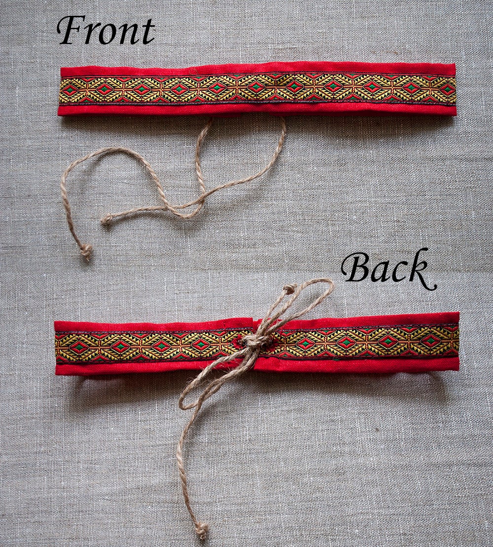 Medieval Headband LARP Headdress Viking Headband Folk Hair Etsy