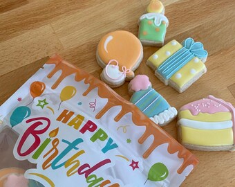 Birthday Cookies, Birthday Cookie Gifts, Cookie Gifts, Birthday Desserts