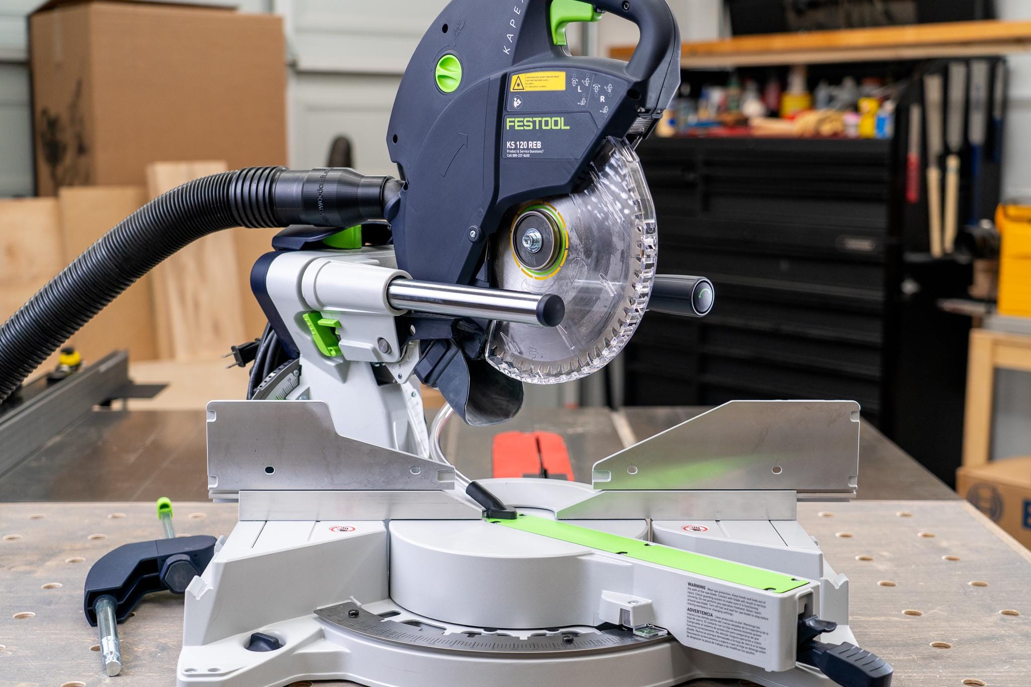 Festool Kapex KS 120 Zero Clearance Dust Collection Throat Plate
