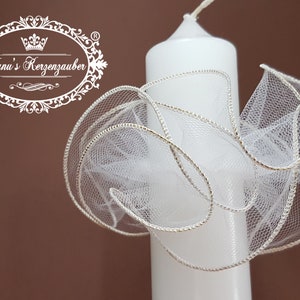 Drip catcher TR106 with gold - protection for baptism candles or communion candles