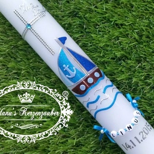 Baptismal candle boat