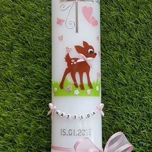 Taufkerze Bambi Reh © Das Original TK188 Bild 4