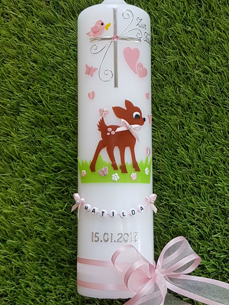 Taufkerze Bambi Reh © Das Original TK188 Bild 4