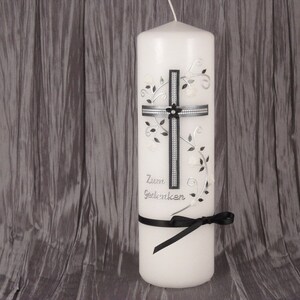 Funeral Candle Cross