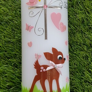 Taufkerze Bambi Reh © Das Original TK188 Bild 2