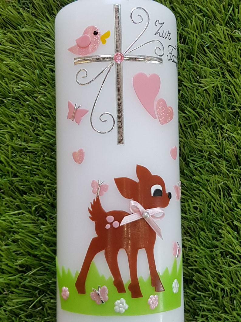 Taufkerze Bambi Reh © Das Original TK188 Bild 2