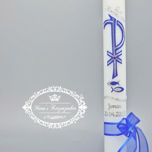 Communion candle - confirmation candle young girls