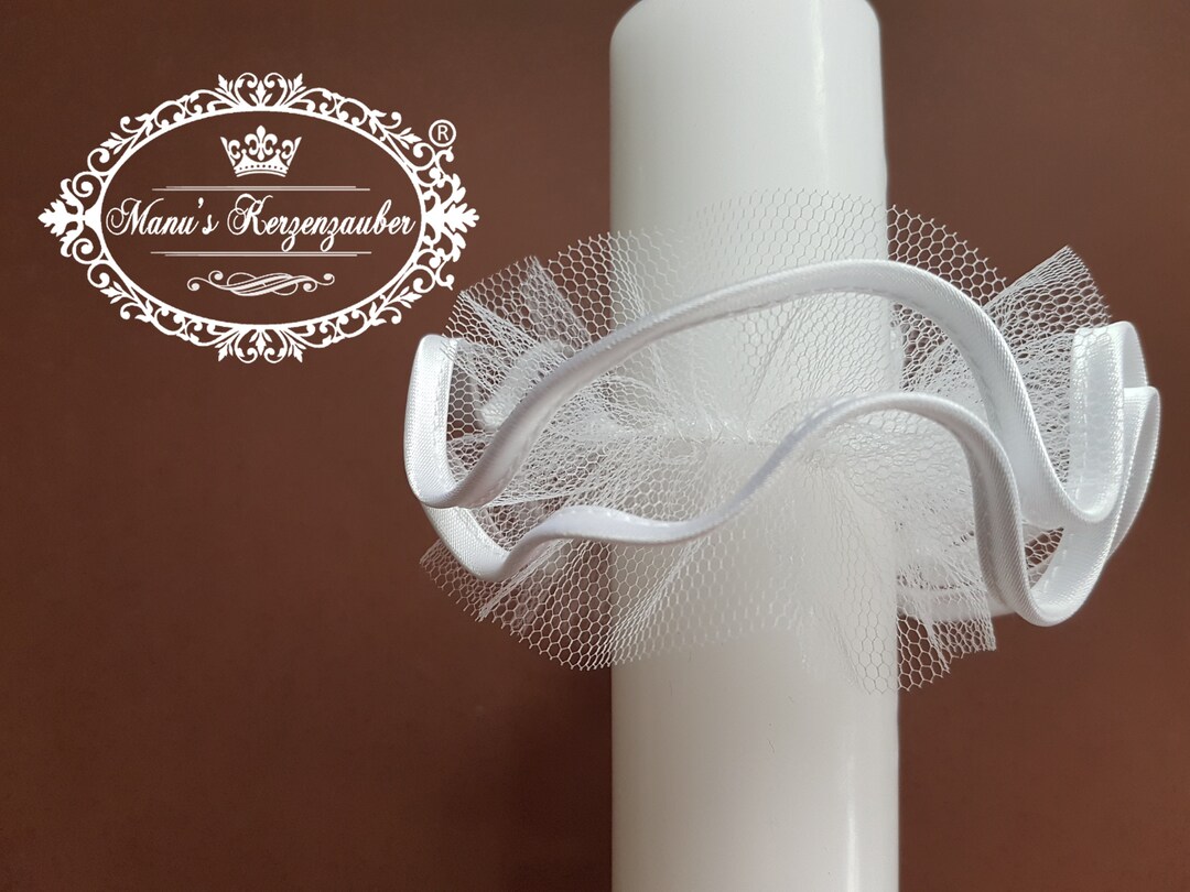 Drip Catcher TR101 Tulle With Satin Protection for Baptismal Etsy