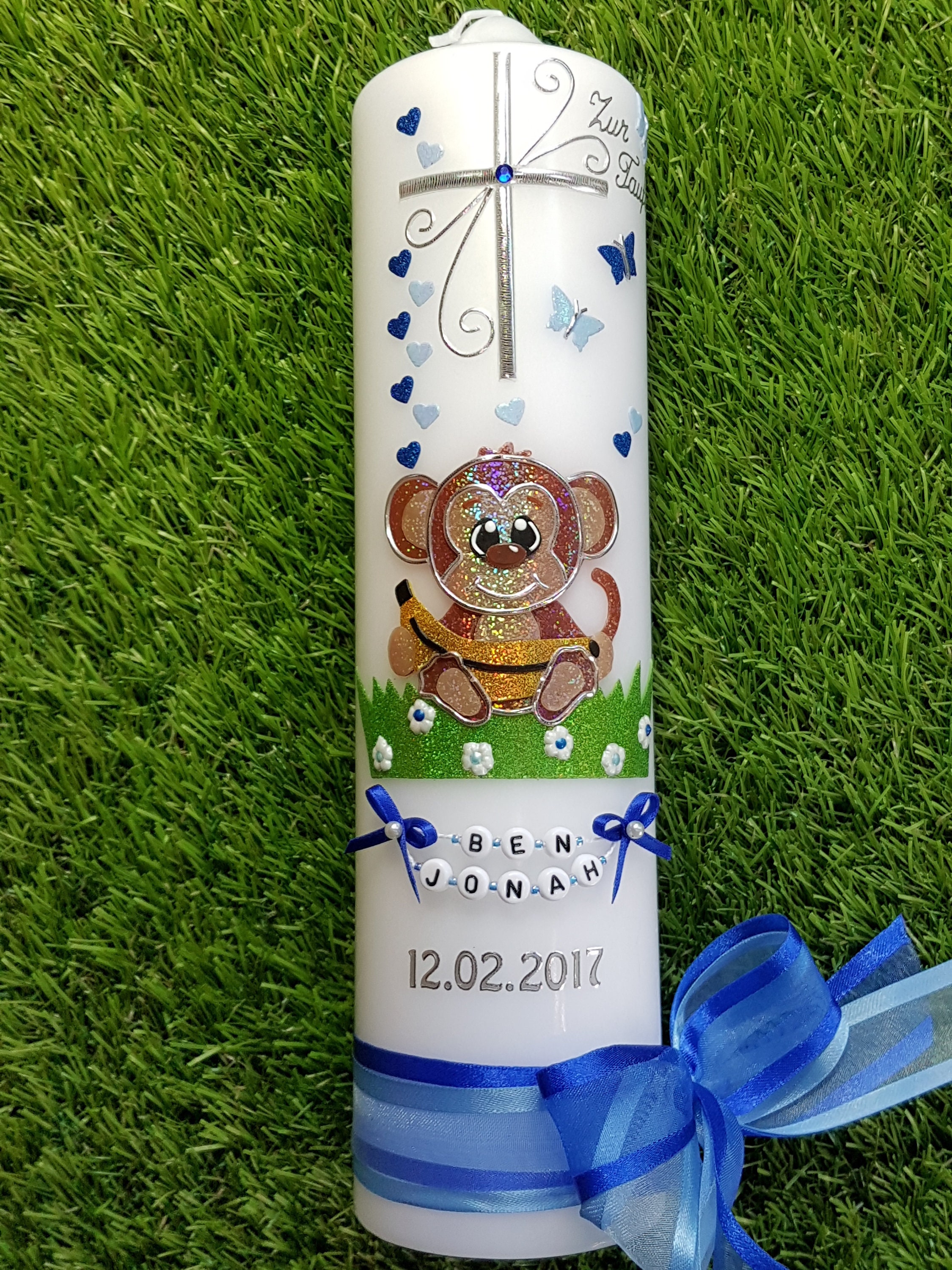 3 Feuilles Film De Tatouage Pour Bougie Baptême Autocollant