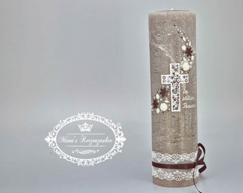 Rustic mourning candle memorial candle memorial candle > warehouse clearance!