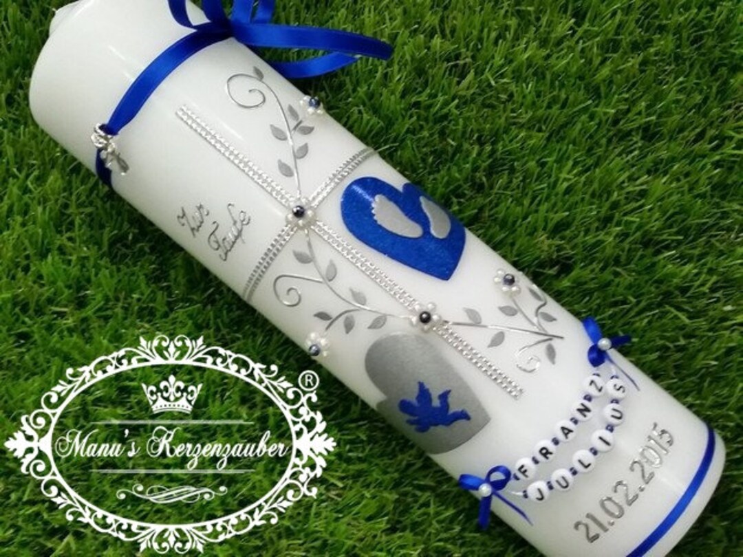 Baptismal Candle & the Original © of the Letter Etsy