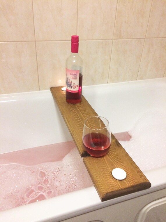 bath caddy wine