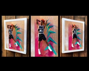 tim duncan art etsy