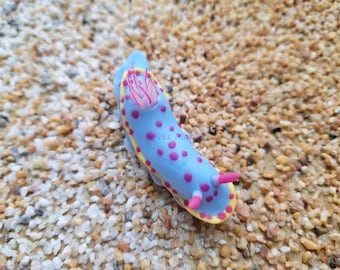 Hypselodoris bennetti, Nudibranch, Scuba Diver, Gift, Clay, Magnet, Undersea Creature, Umiushi,ヒュプセロドーリス・ベネットイ