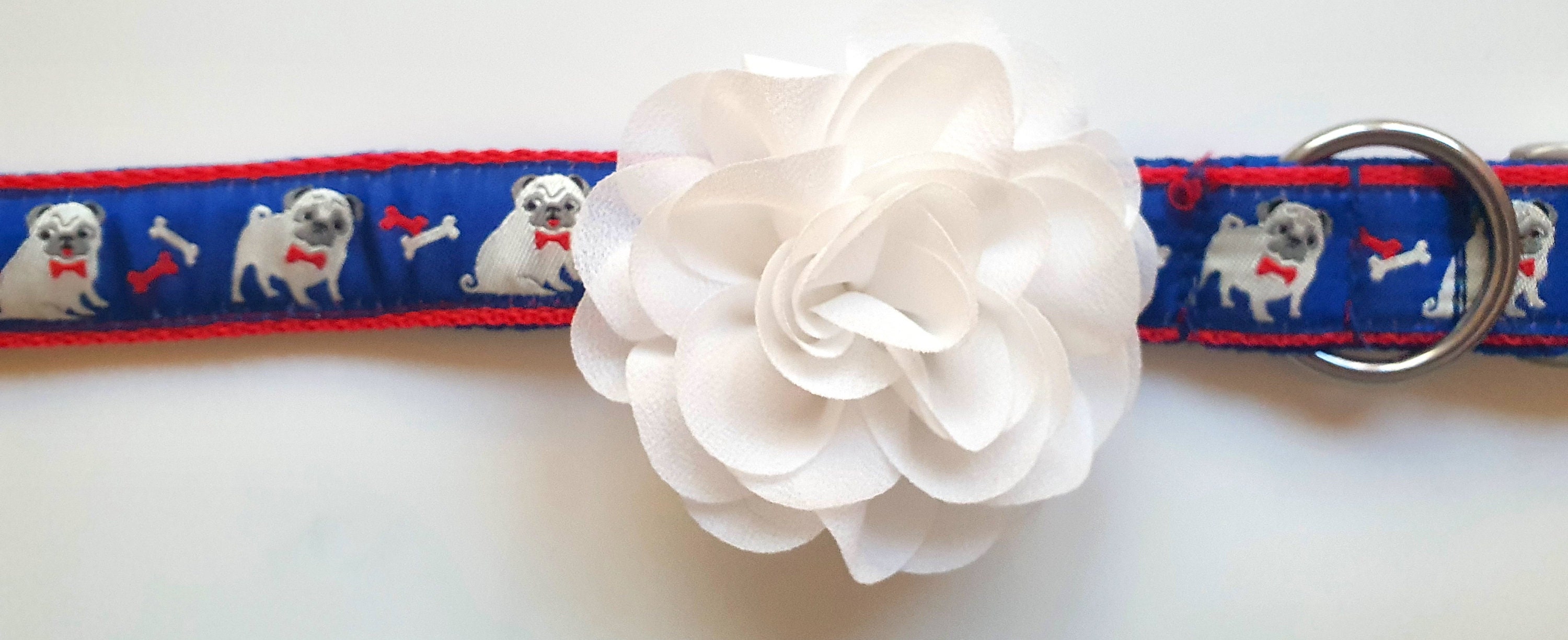 Collar dog collar pug size adjustable Etsy