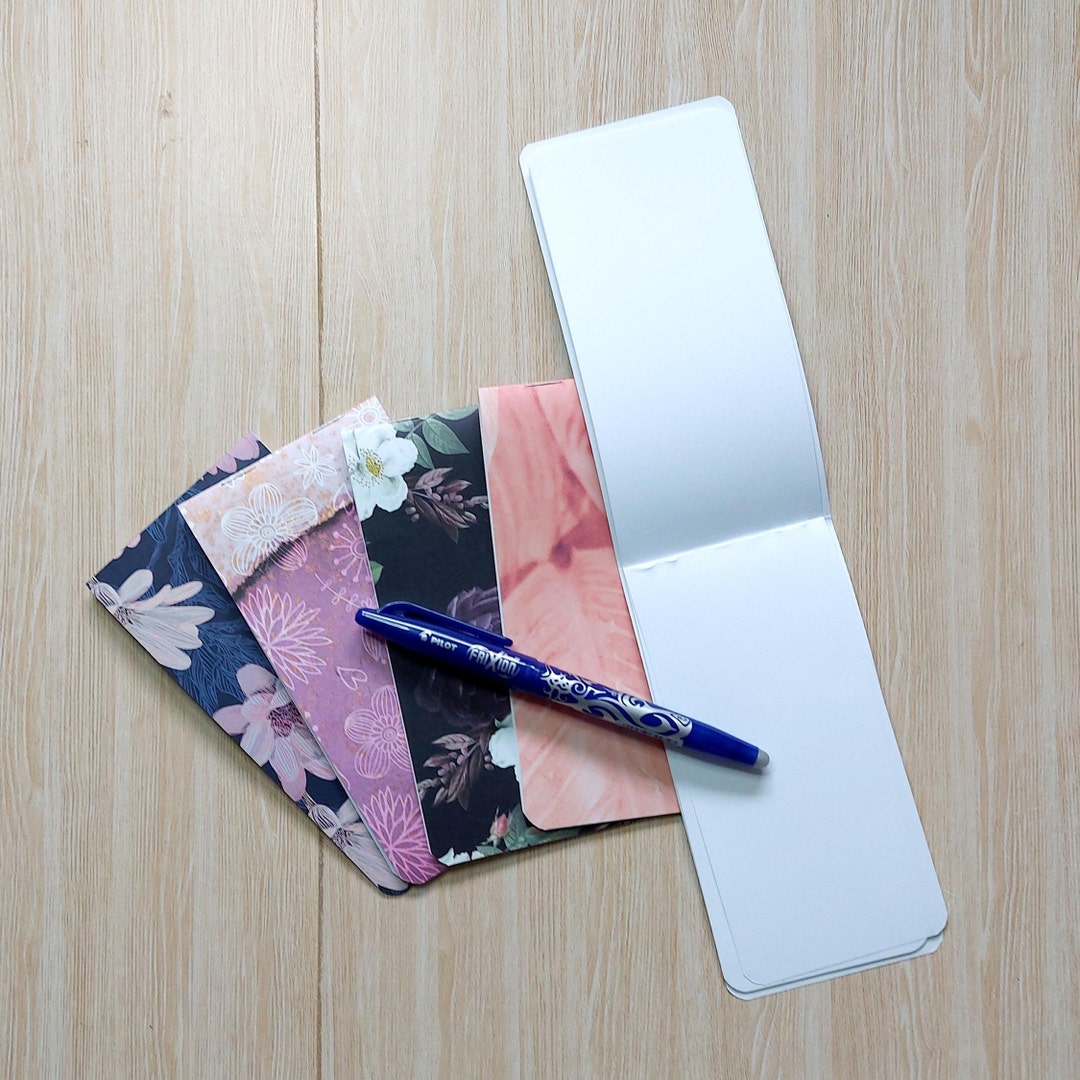 Long Flip Rainbow Notepads (5), Blank Shopping to Do List Book, Purse ...
