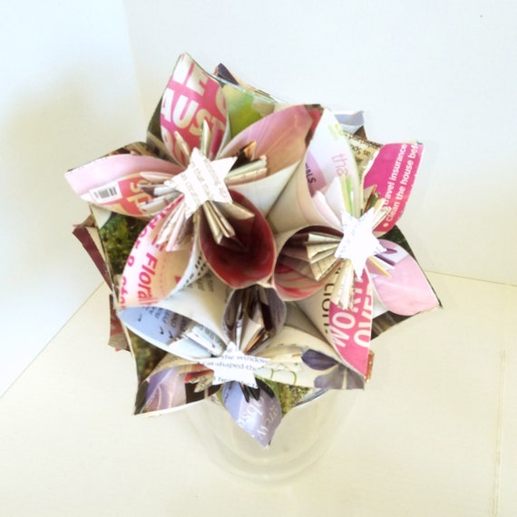 kusudama paper flower ball diy kit kusudama paper flowers made from book pages origami flowers adults children papercraft diy paper flower ball