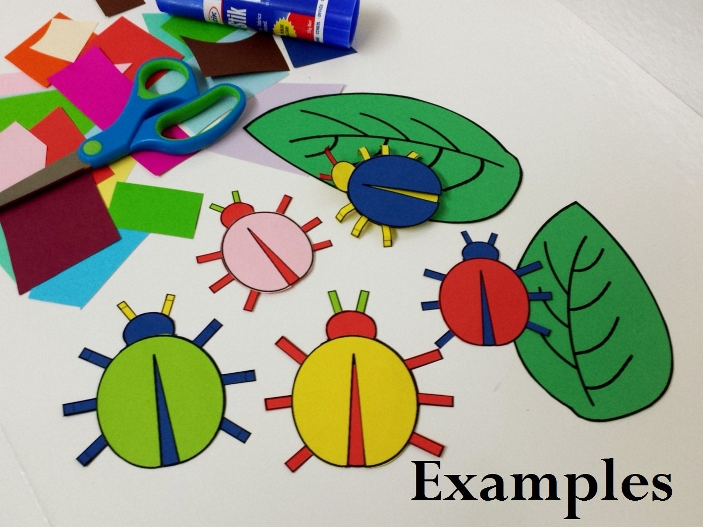 Bugs Papercraft Instant Download Printable Garden Bug Craft | Etsy