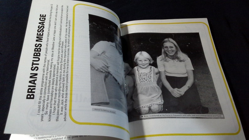 Notts County v Nottingham Forest Monday 8th September 1980 football Programme Brian Stubbs Testimonial Game
