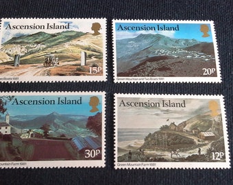 Ascension Islands 1981 Briefmarken Green Farm Bauernhof