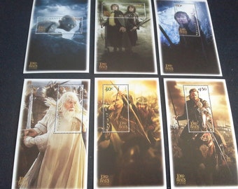 New Zealand Postage Stamps Mini Sheets 2003 Lord Of The Rings