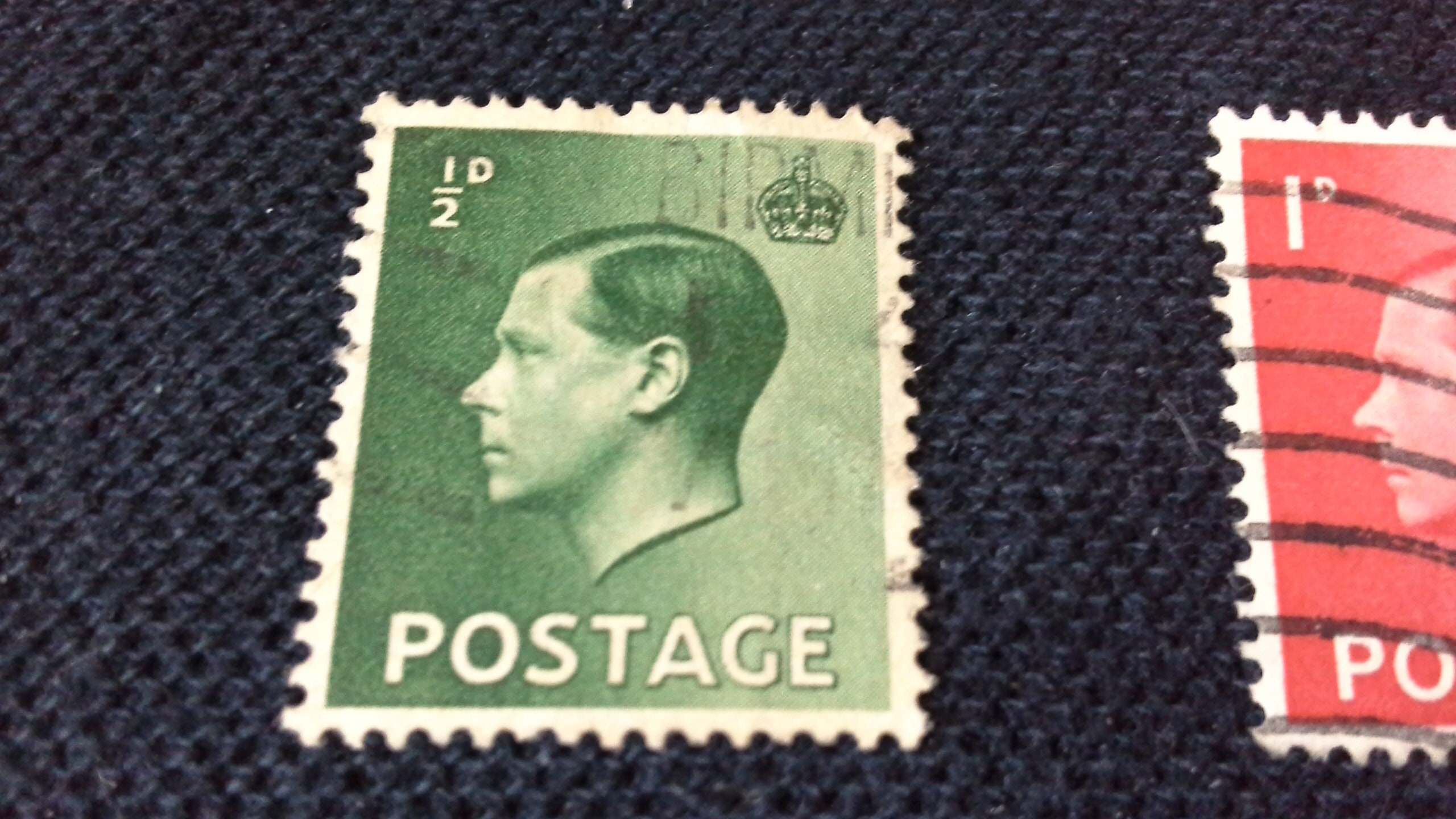 British Postage Stamps King Edward VIII 1936 Set Of 4 Stamps Etsy