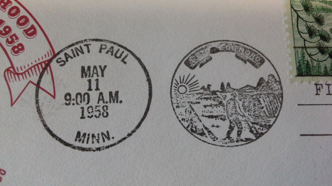 USA Mail Postage Stamps First day of issue Minnesota Statehood Etsy