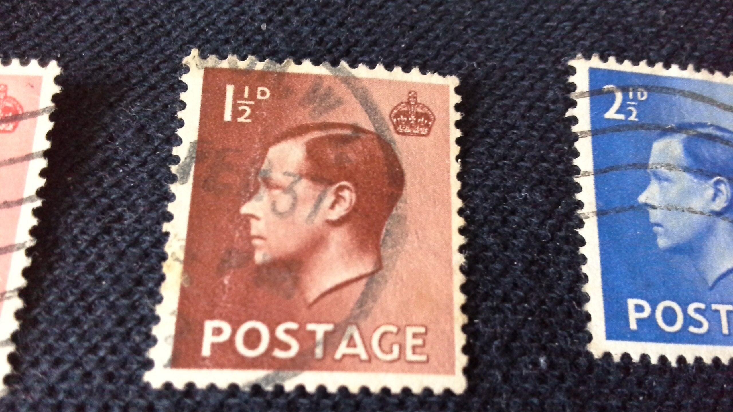 British Postage Stamps King Edward VIII 1936 Set Of 4 Stamps Etsy