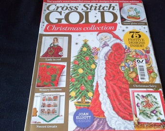 Craft Magazine Cross Stitch Gold Christmas Collection