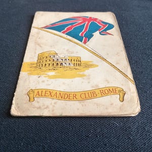 Alexander Club Rome Victory Philatelic Souvenir Of Italy And Best Wishes For New Year For The 1945