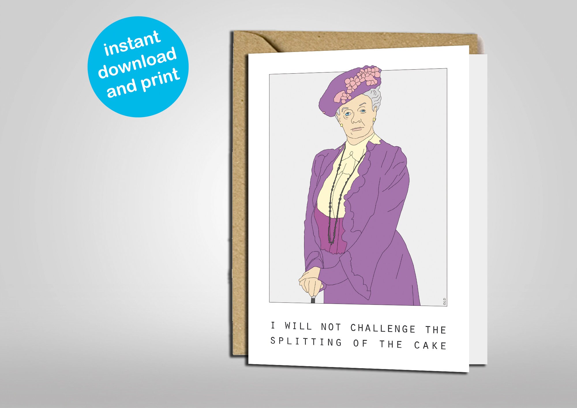 Downton Abbey Inspired the Dowager Countess of Grantham Lady - Etsy India