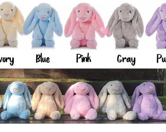 Plush Bunny Blanks | 16" Size | Monogram Blanks |  Easter Bunny Blanks | Bunny Rabbit | Stuffed Animal Blanks | Bunny Ear Blanks