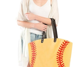 Bolso de lona para softbol / Bolso de mano para softbol / Bolso para el día del juego / Béisbol / Softbol / Fútbol / Fútbol americano / Vóleibol / Baloncesto / 8 bolsas deportivas